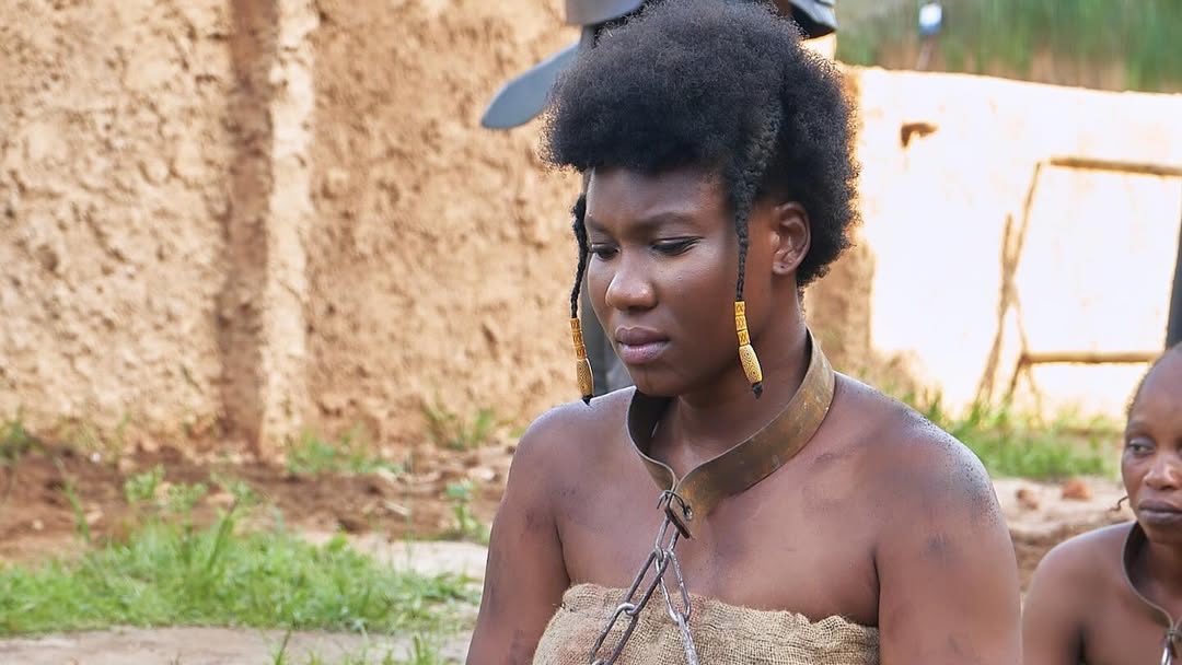 Tosin Adeyemi on the set of House of Ga’a